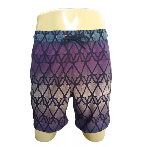 BERMUDA MCD SHORTS UTILITY ESPADAS VITRAL PRETO ELÁSTICO