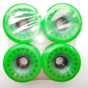 RODA SKATE LONGBOARD KRANIO SKT STYLE 64MM 80A VERDE