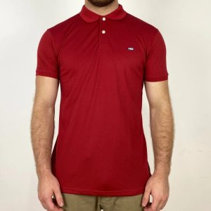 CAMISA POLO HD SLEEVE CRANBERRY BORDÔ