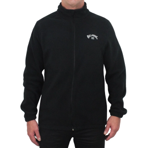 MOLETOM ABERTO BILLABONG SOFT FLEECE PRETO ZÍPER