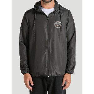 JAQUETA HURLEY BOTTLE WINDBREAKER CORTAVENTO PRETO