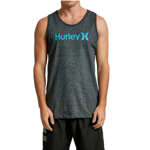 REGATA HURLEY O&O SOLID MESCLA PRETO